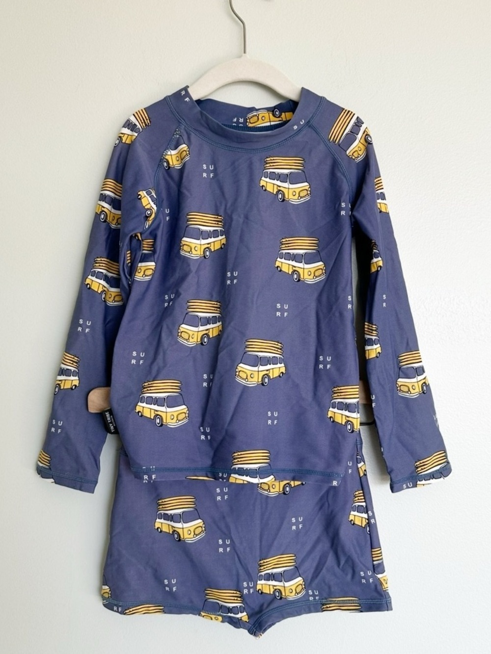 Tiny Tribe Australia Rashguard & Swim Trunk Surf Van Swimsuit